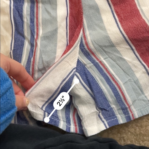 American Eagle striped red white blue romper - Picture 7 of 7